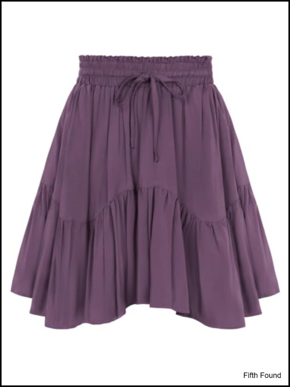 Renaissance Pirate Flowy Mini Skirt with Shorts Lining Tiered Ruffle